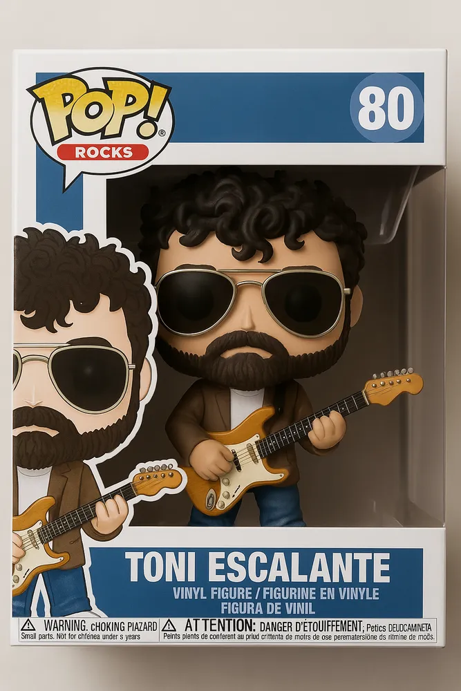 Toni Escalante como figura en su caja